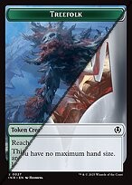 Treefolk Token  // Wrenn and Seven Emblem Token TINR 