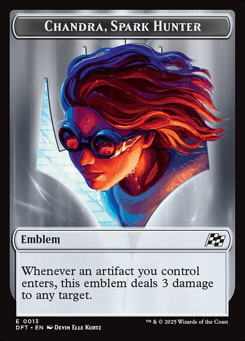 Chandra, Spark Hunter Emblem Token TDFT