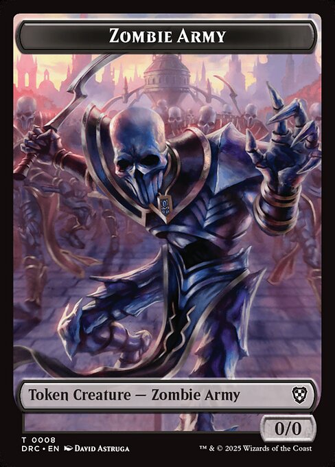 Zombie Army Token TDRC