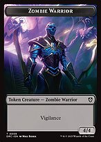 Zombie Warrior Token TDRC