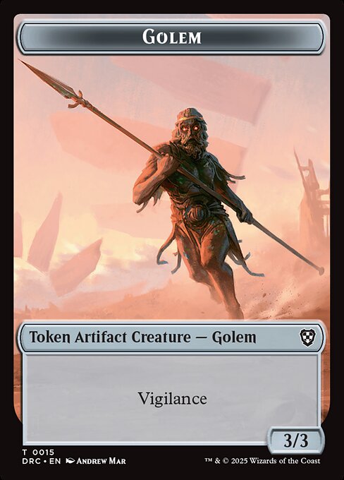 Golem Token TDRC
