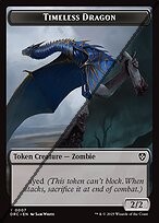 Timeless Dragon Token  // Zombie Token TDRC 