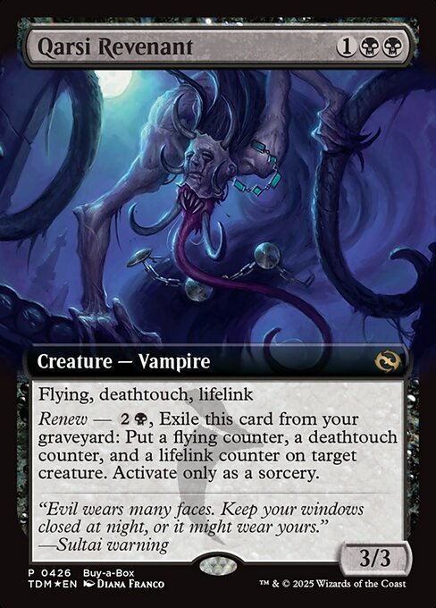 Qarsi Revenant [Buy-A-Box Extended Artwork Foil]