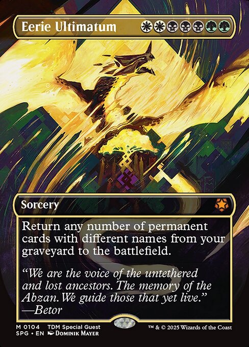 Eerie Ultimatum [Borderless Foil]