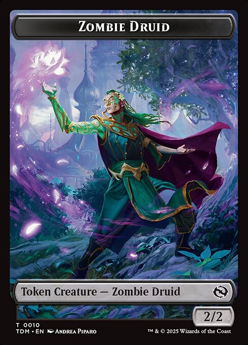 Zombie Druid Token TTDM