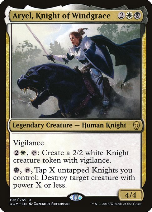 Aryel, Knight of Windgrace [Foil]