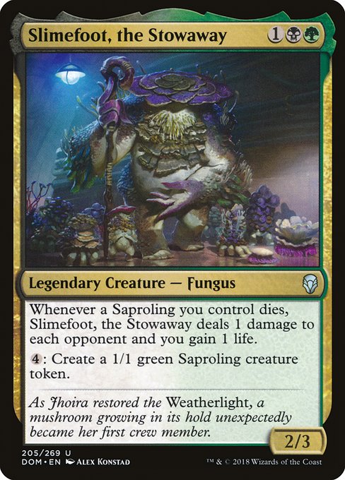 Slimefoot, the Stowaway [Foil]