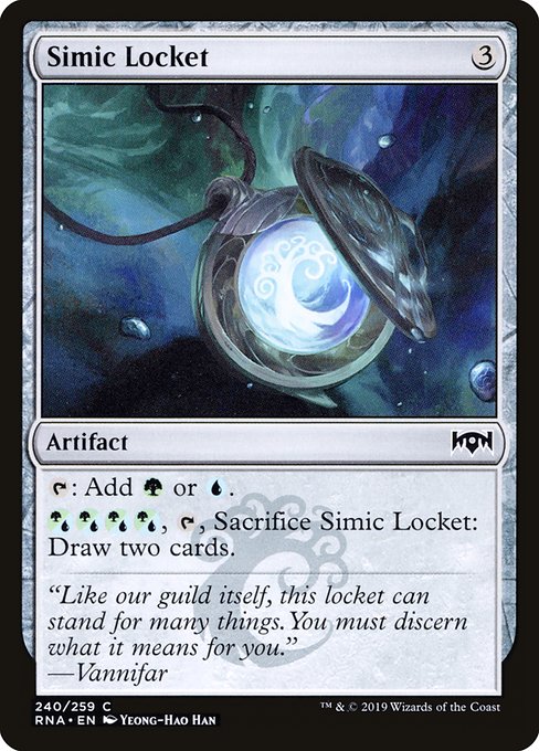 Simic Locket [Foil]