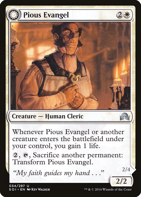 Pious Evangel // Wayward Disciple [Foil]