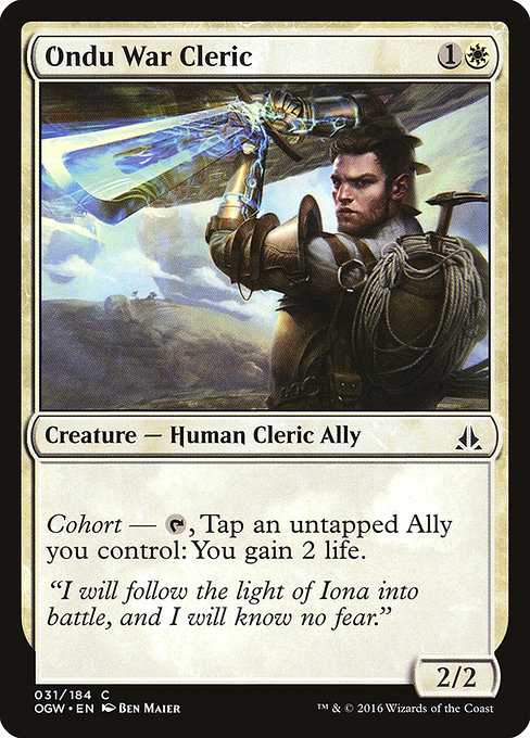 Ondu War Cleric [Foil]