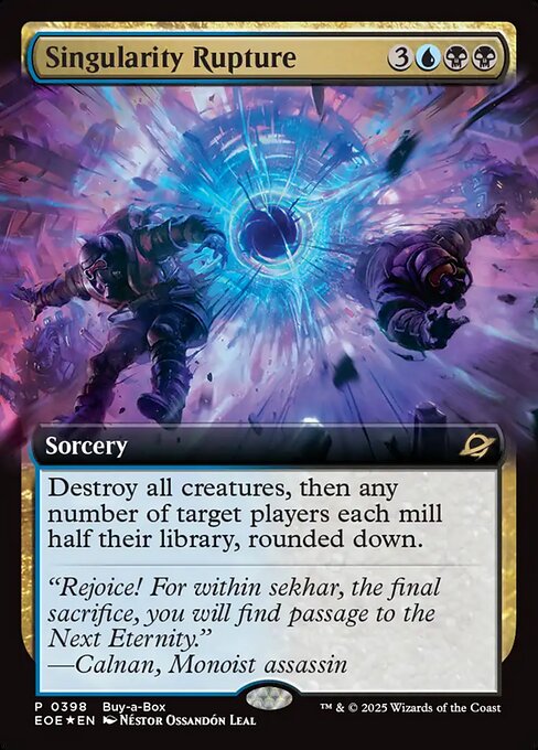 Singularity Rupture [Buy-A-Box Extended Artwork Foil]