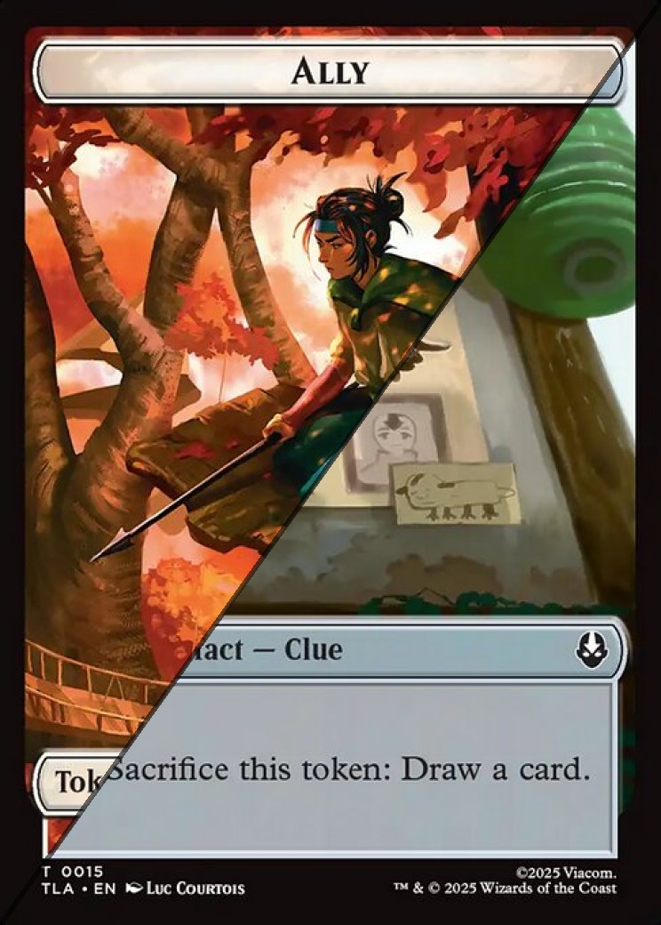 Ally Token  // Clue Token TTLA  [Foil]