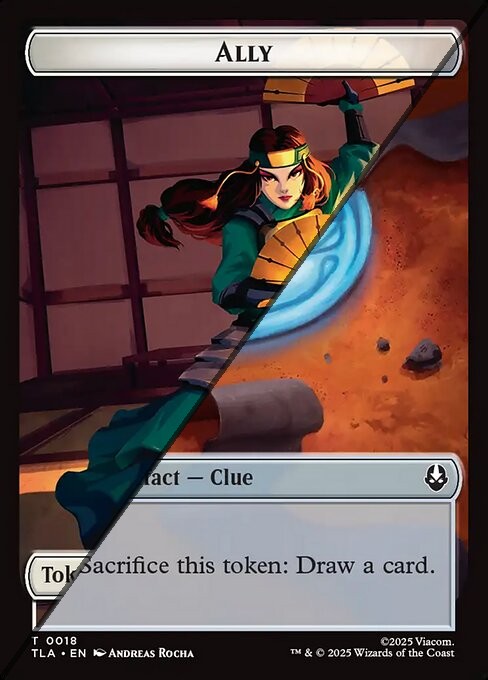 Ally Token  // Clue Token TTLA  [Foil]