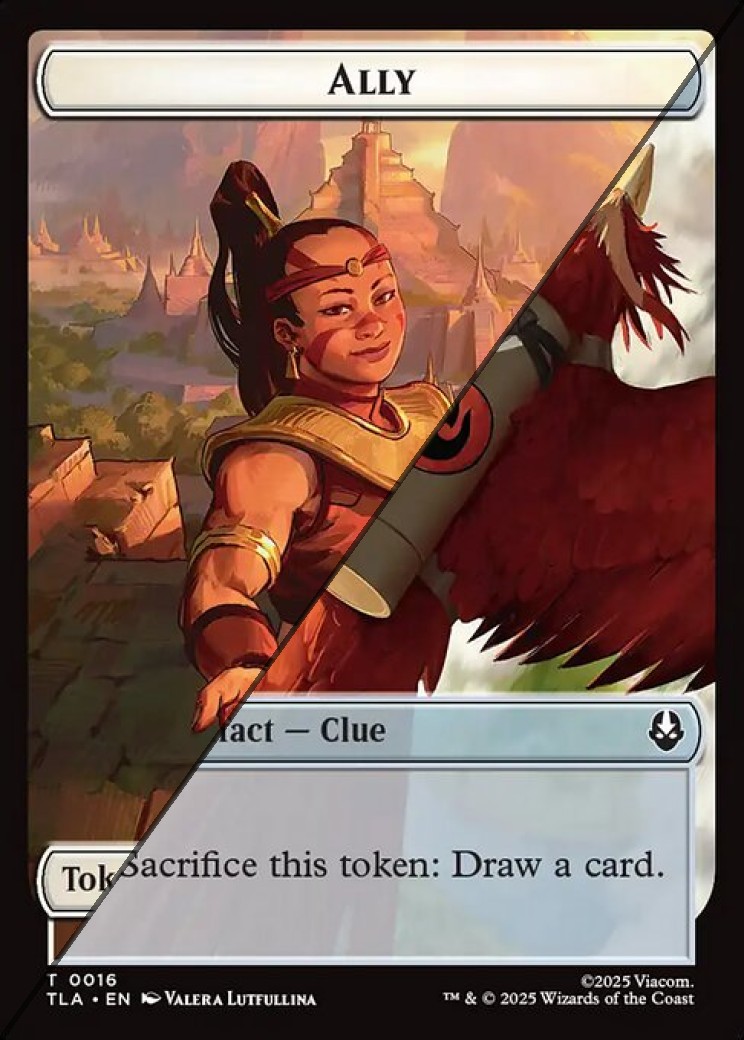 Ally Token  // Clue Token TTLA  [Foil]