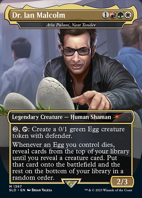 Dr. Ian Malcolm (Atla Palani, Nest Tender)
