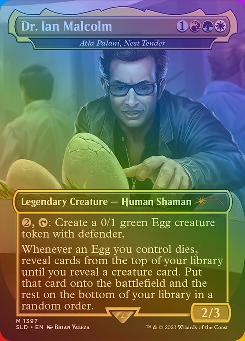 Dr. Ian Malcolm (Atla Palani, Nest Tender)