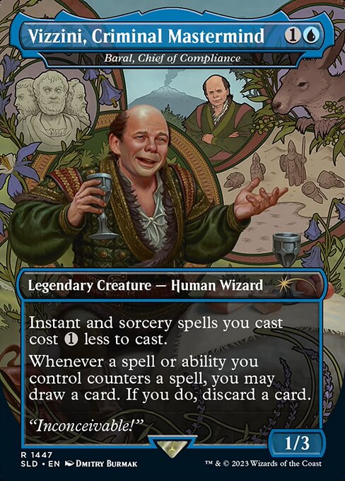 Vizzini, Criminal Mastermind (Baral, Chief of Compliance)