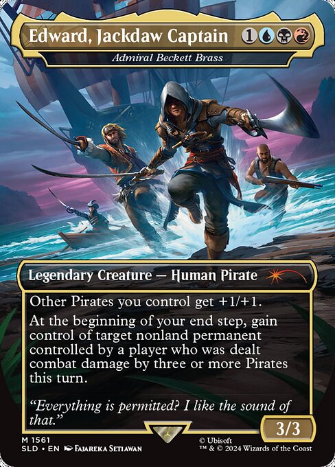 Edward, Jackdaw Captain (Admiral Beckett Brass)