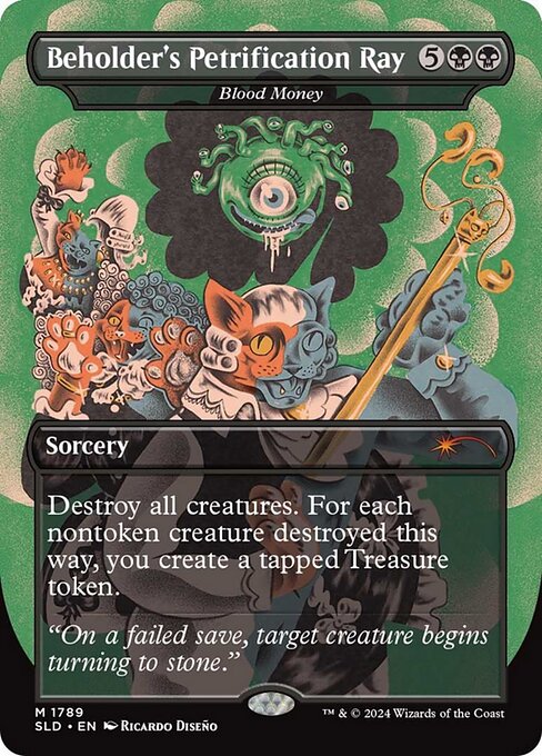 Beholder's Petrification Ray (Blood Money)