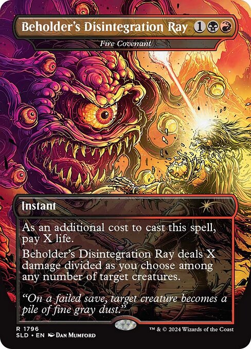 Beholder's Disintegration Ray (Fire Covenant)