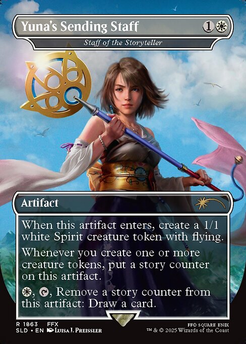 Yuna's Sending Staff (Staff of the Storyteller)