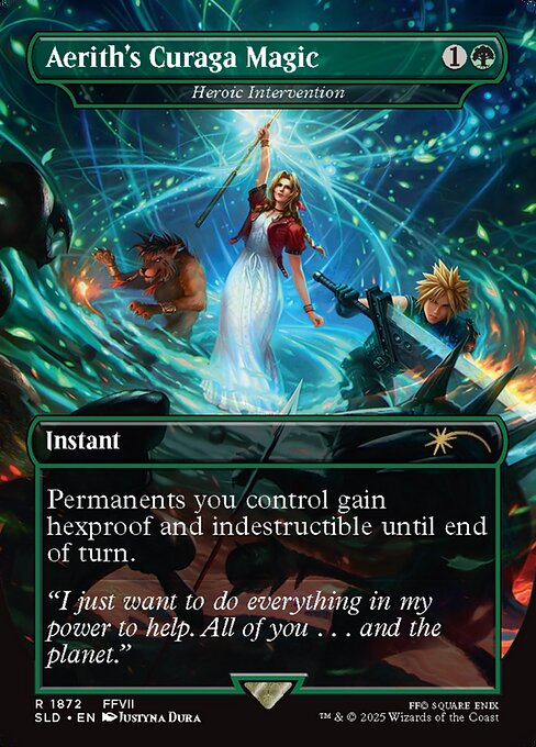 Aerith's Curaga Magic (Heroic Intervention)