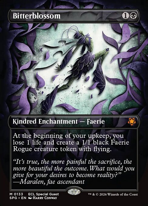 Bitterblossom [Lorwyn Eclipsed Foil]
