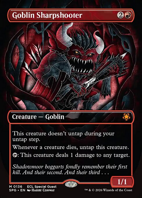 Goblin Sharpshooter [Lorwyn Eclipsed Foil]
