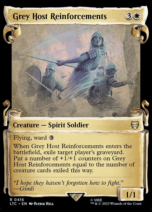 Grey Host Reinforcements [Scroll Showcase Silver Foil]