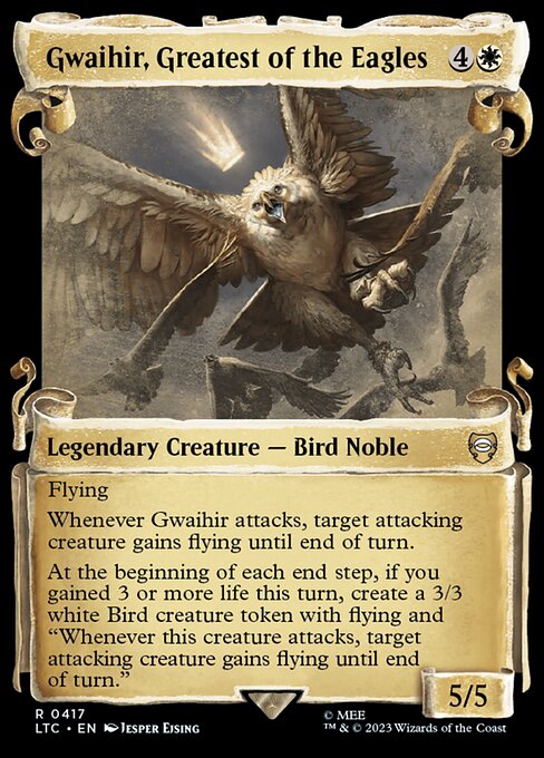 Gwaihir, Greatest of the Eagles [Scroll Showcase]