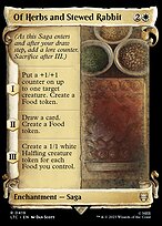 Of Herbs and Stewed Rabbit [Scroll Showcase Silver Foil]