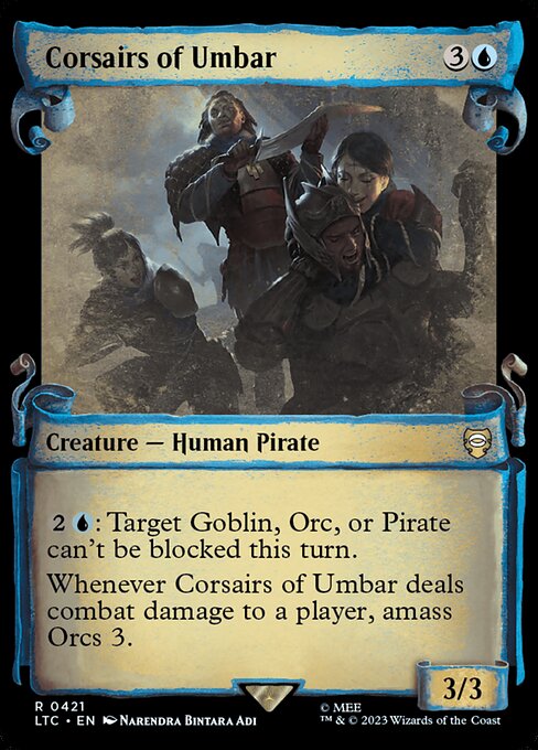 Corsairs of Umbar [Scroll Showcase Silver Foil]