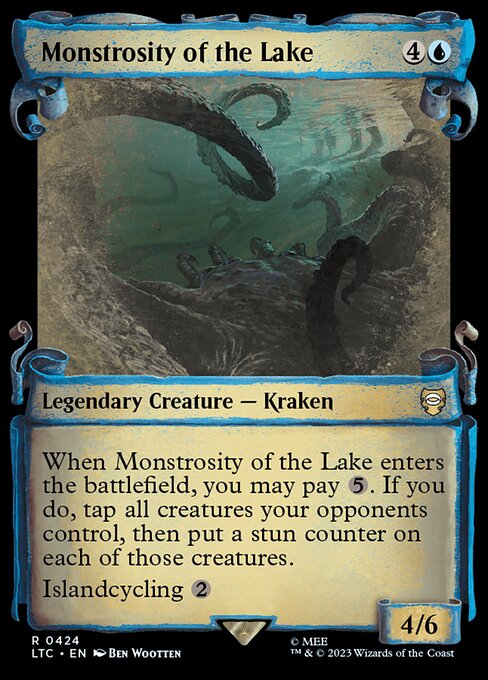 Monstrosity of the Lake [Scroll Showcase Silver Foil]