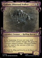 Gollum, Obsessed Stalker [Scroll Showcase Silver Foil]