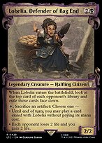 Lobelia, Defender of Bag End [Scroll Showcase Silver Foil]