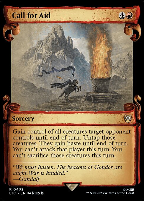 Call for Aid [Scroll Showcase Silver Foil]