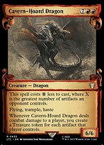 Cavern-Hoard Dragon [Scroll Showcase Silver Foil]