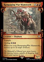 Rampaging War Mammoth [Scroll Showcase Silver Foil]