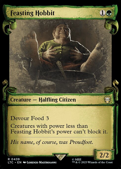 Feasting Hobbit [Scroll Showcase]