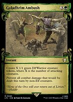 Galadhrim Ambush [Scroll Showcase Silver Foil]