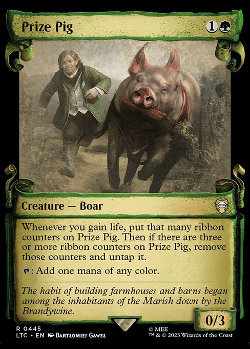 Prize Pig [Scroll Showcase Silver Foil]