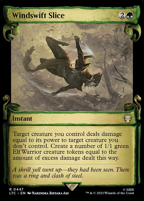 Windswift Slice [Scroll Showcase Silver Foil]