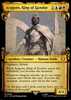 Aragorn, King of Gondor [Scroll Showcase Silver Foil]