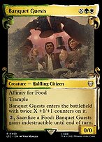 Banquet Guests [Scroll Showcase Silver Foil]