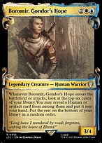 Boromir, Gondor's Hope [Scroll Showcase Silver Foil]