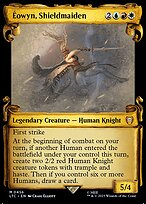 Éowyn, Shieldmaiden [Scroll Showcase Silver Foil]
