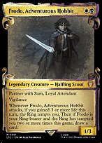 Frodo, Adventurous Hobbit [Scroll Showcase Silver Foil]