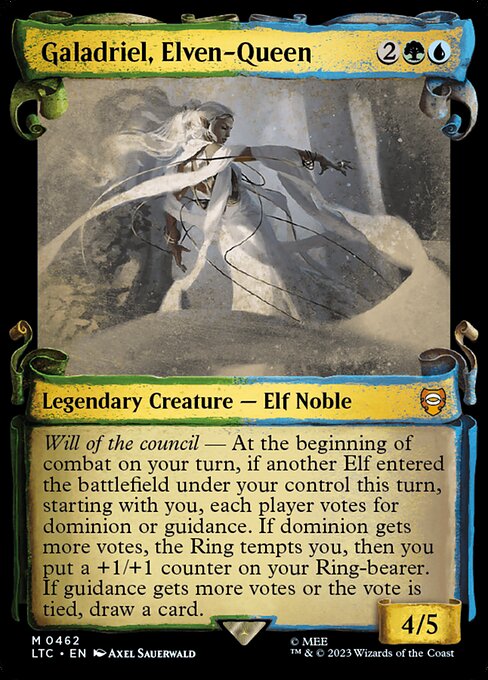 Galadriel, Elven-Queen [Scroll Showcase Silver Foil]