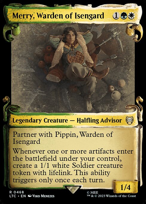 Merry, Warden of Isengard [Scroll Showcase Silver Foil]