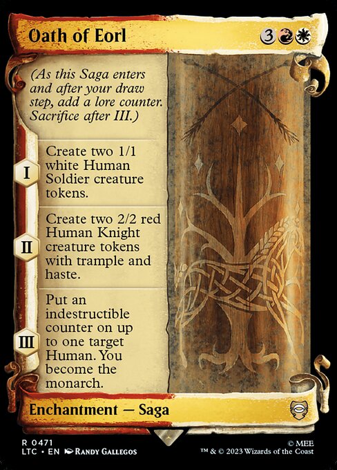 Oath of Eorl [Scroll Showcase Silver Foil]